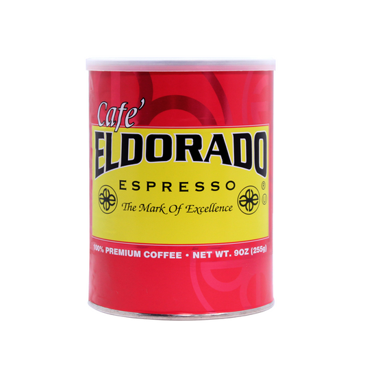 Café Eldorado Espresso – Ground, 9 oz Can