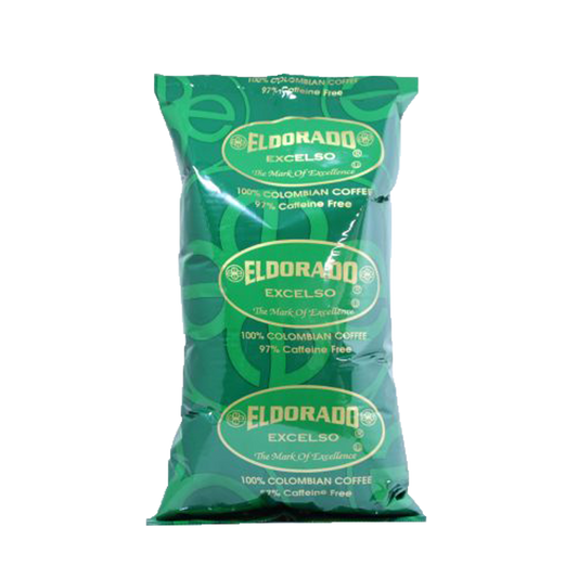 Decafe Excelso - Drip Grind / Whole Bean, 16 oz Bag - Eldorado Coffee Roasters