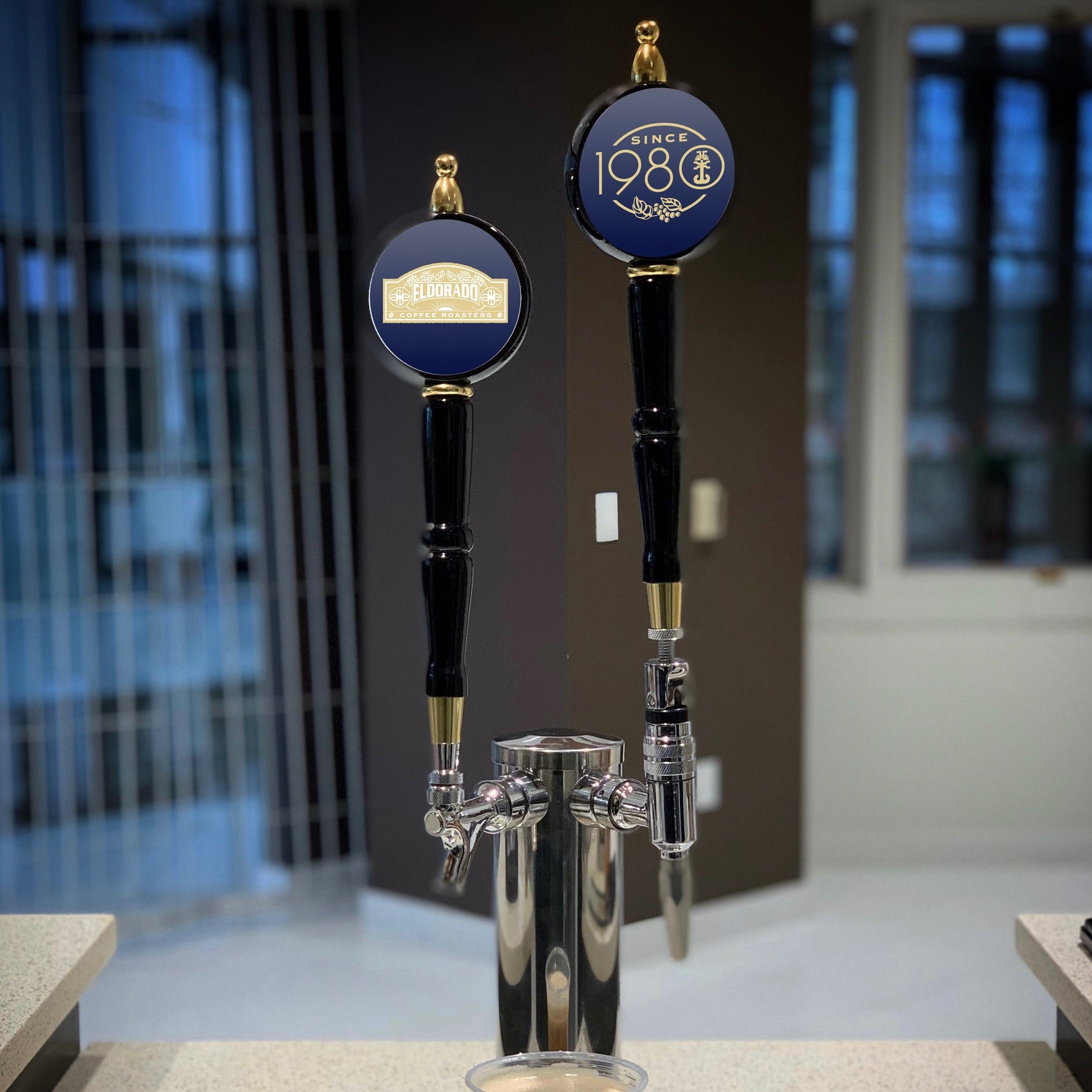 Nitro cold brew coffee on tap for an office in New York City