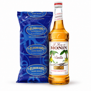 Eldorado Vanilla Latte Duo coffee and Monin syrup bundle
