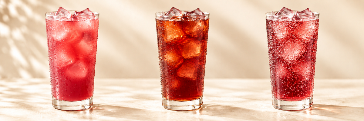Organic raspberry iced tea