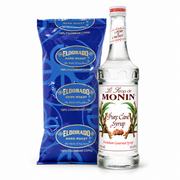Eldorado Sweet Espresso Duo coffee and Monin syrup bundle