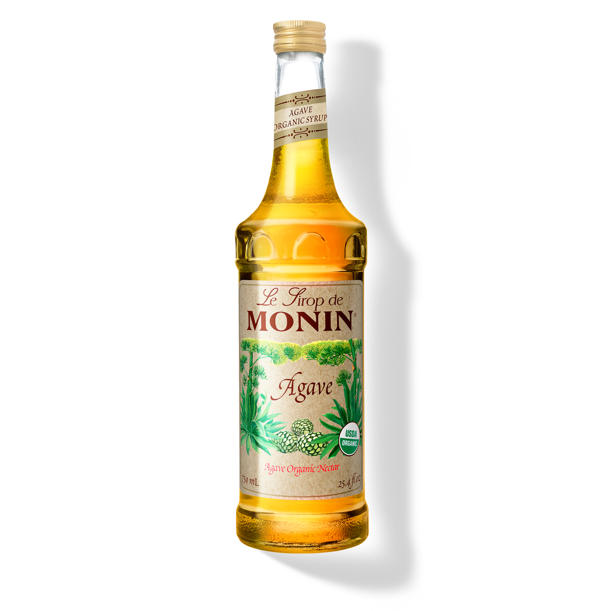Monin Organic Agave Nectar – 750 mL glass bottle