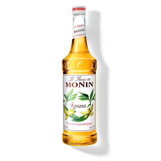 Monin Banana Syrup – 750 mL glass bottle