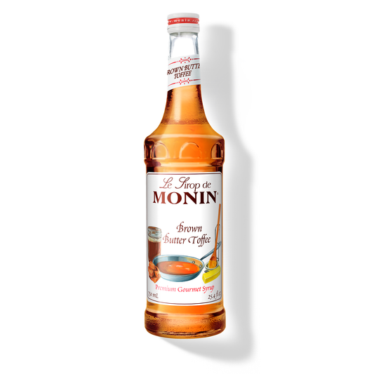 Monin Brown Butter Toffee Syrup – 750 mL glass bottle