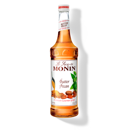 Monin Butter Pecan Syrup – 750 mL glass bottle