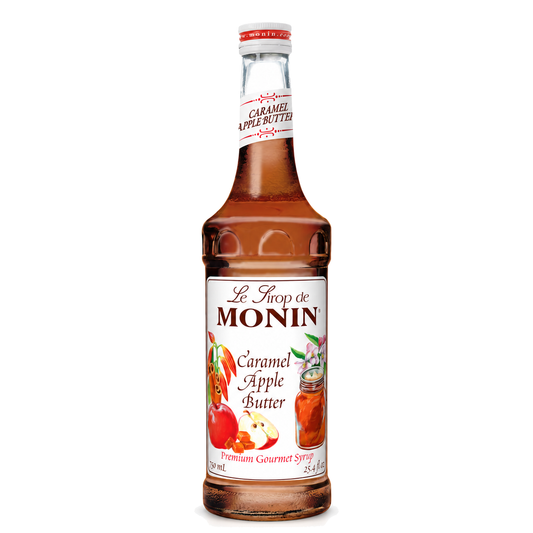 Monin Caramel Apple Butter Syrup – 750 mL glass bottle