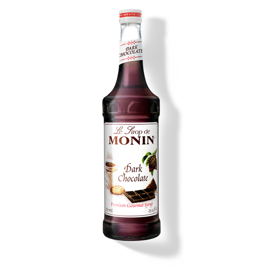 Monin Dark Chocolate Syrup – 750 mL glass bottle
