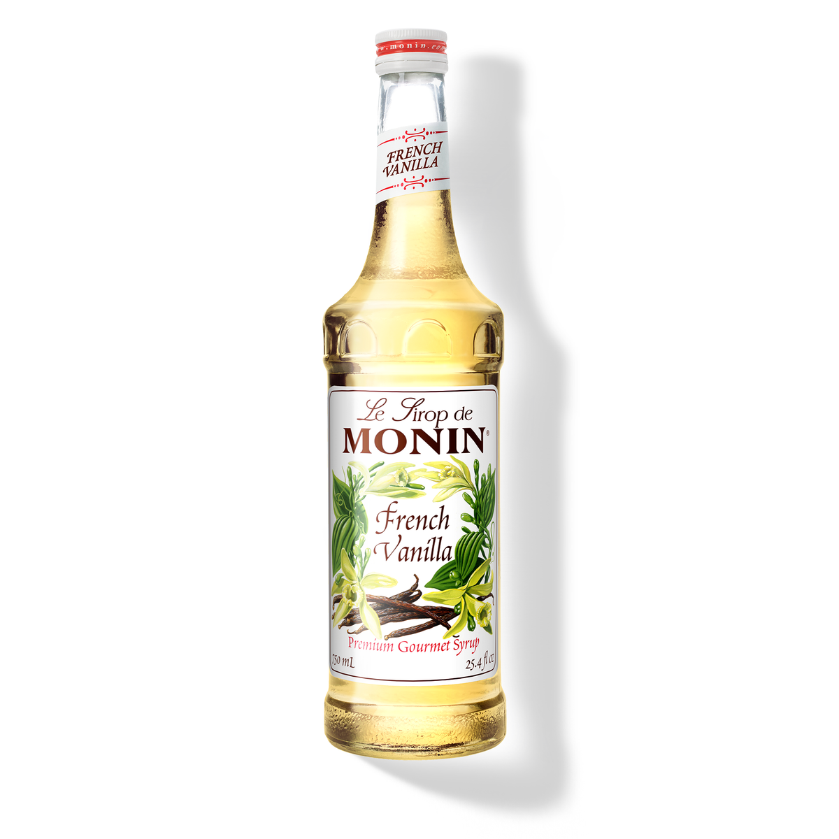 Monin French Vanilla Syrup 750 mL glass bottle