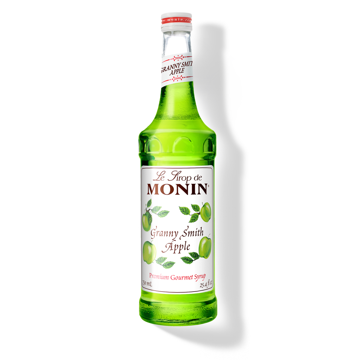 Monin Granny Smith Apple Syrup – 750 mL glass bottle