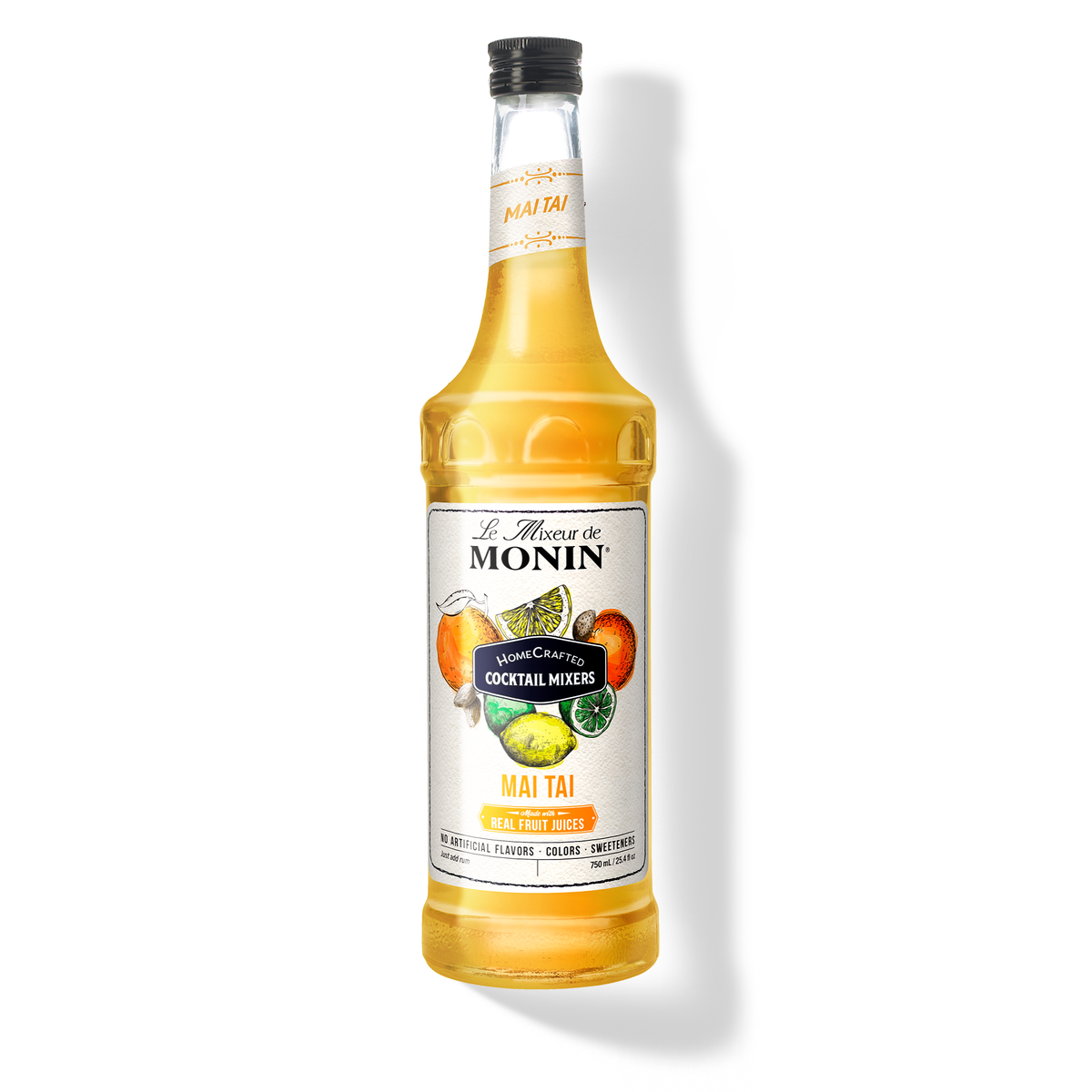 Monin HomeCrafted Mai Tai Cocktail Mixer – 750 mL glass bottle