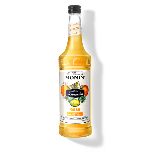 Monin HomeCrafted Mai Tai Cocktail Mixer – 750 mL glass bottle