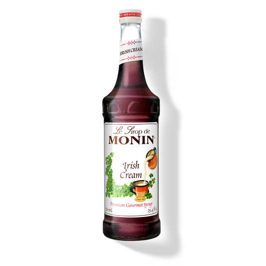 Monin Irish Cream Syrup – 750 mL glass bottle