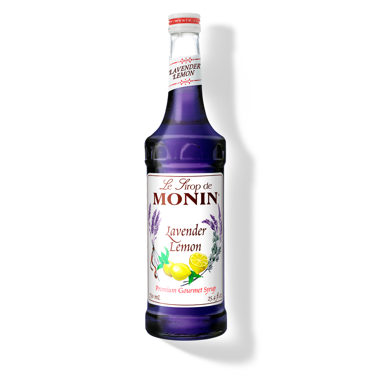 Monin Lavender Lemon Syrup – 750 mL glass bottle