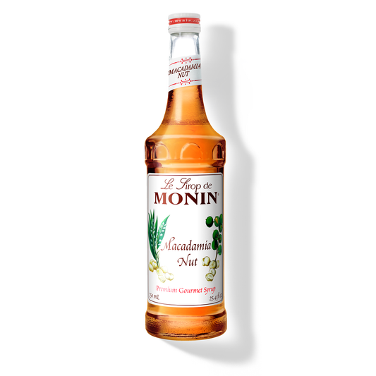 Monin Macadamia Nut Syrup – 750 mL glass bottle