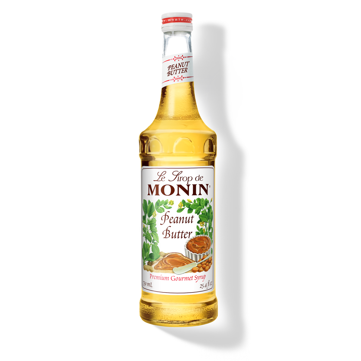 Monin Peanut Butter Syrup – 750 mL glass bottle