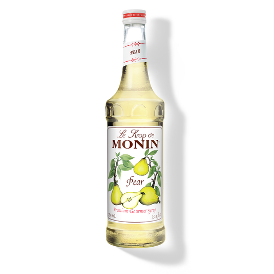 Monin Pear Syrup – 750 mL glass bottle