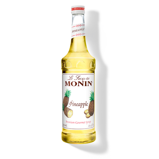 Monin Pineapple Syrup – 750 mL glass bottle