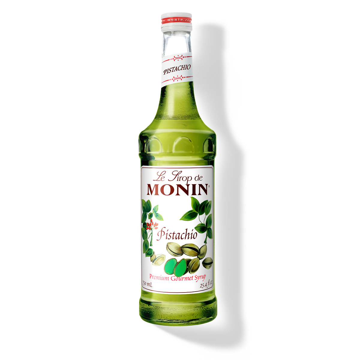 Monin Pistachio Syrup 750 mL glass bottle