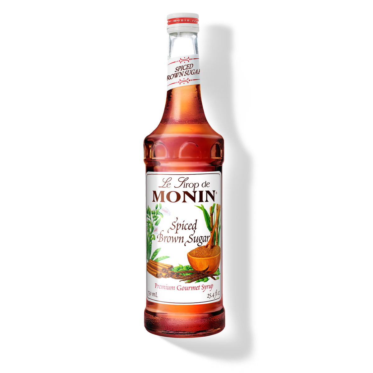 Monin Spiced Brown Sugar Syrup – 750 mL glass bottle