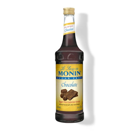 Monin Sugar Free Chocolate Syrup – 750 mL glass bottle