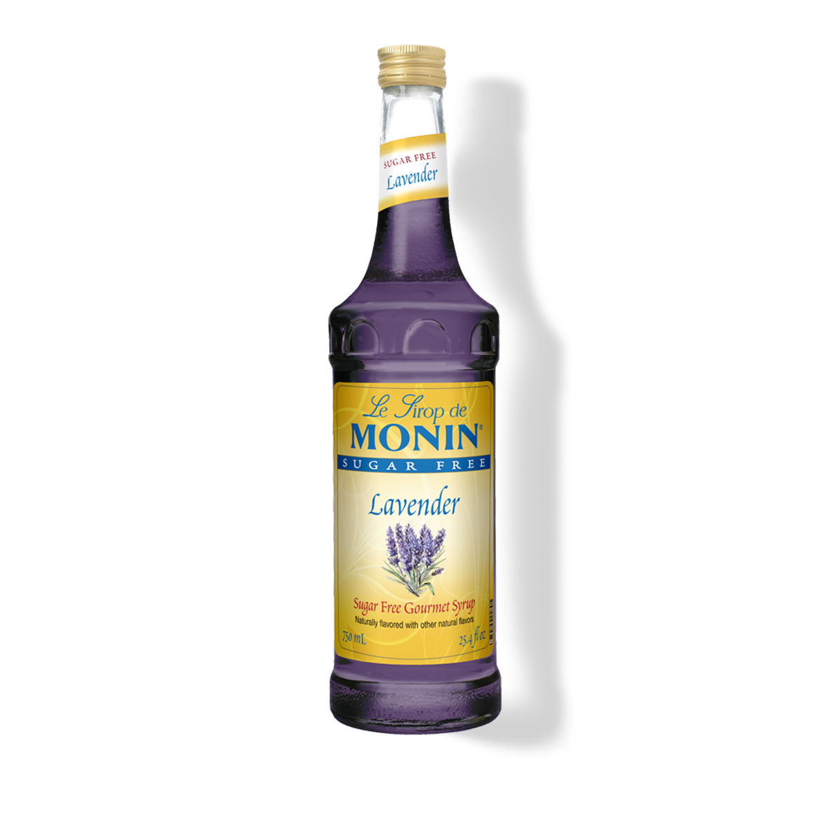 Monin Sugar Free Lavender Syrup – 750 mL glass bottle