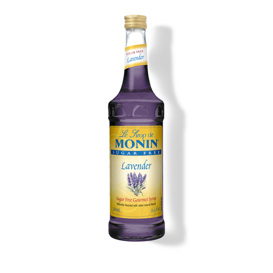 Monin Sugar Free Lavender Syrup – 750 mL glass bottle