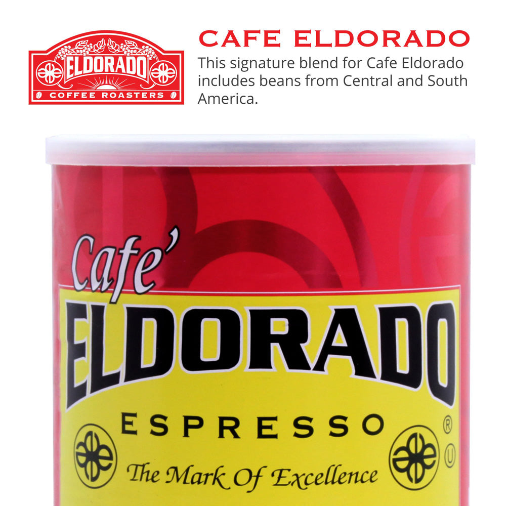 Café Eldorado Espresso – Ground, 9 oz Can - Eldorado Coffee Roasters