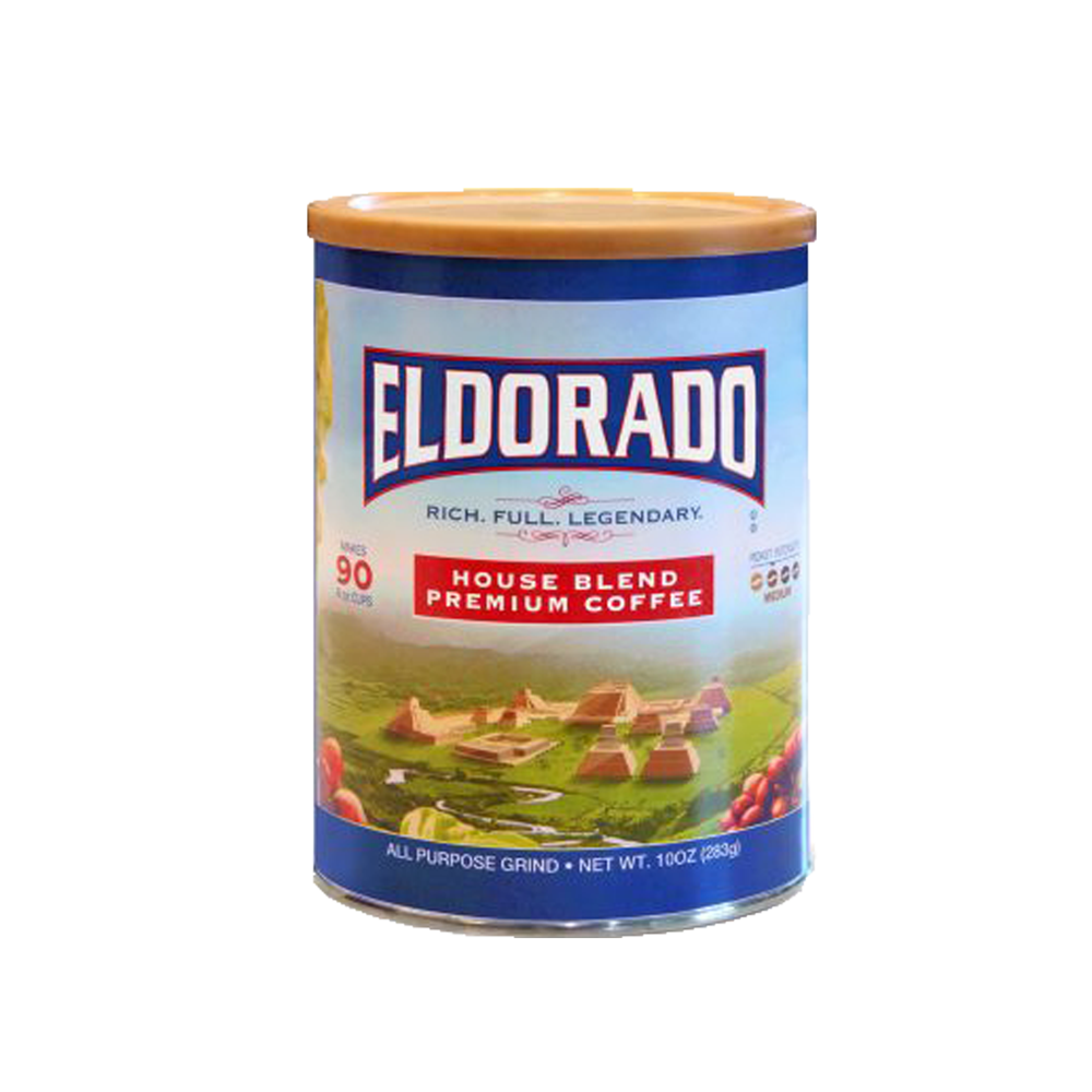 Eldorado Premium Coffee - Ground, 10 oz Can - Eldorado Coffee Roasters